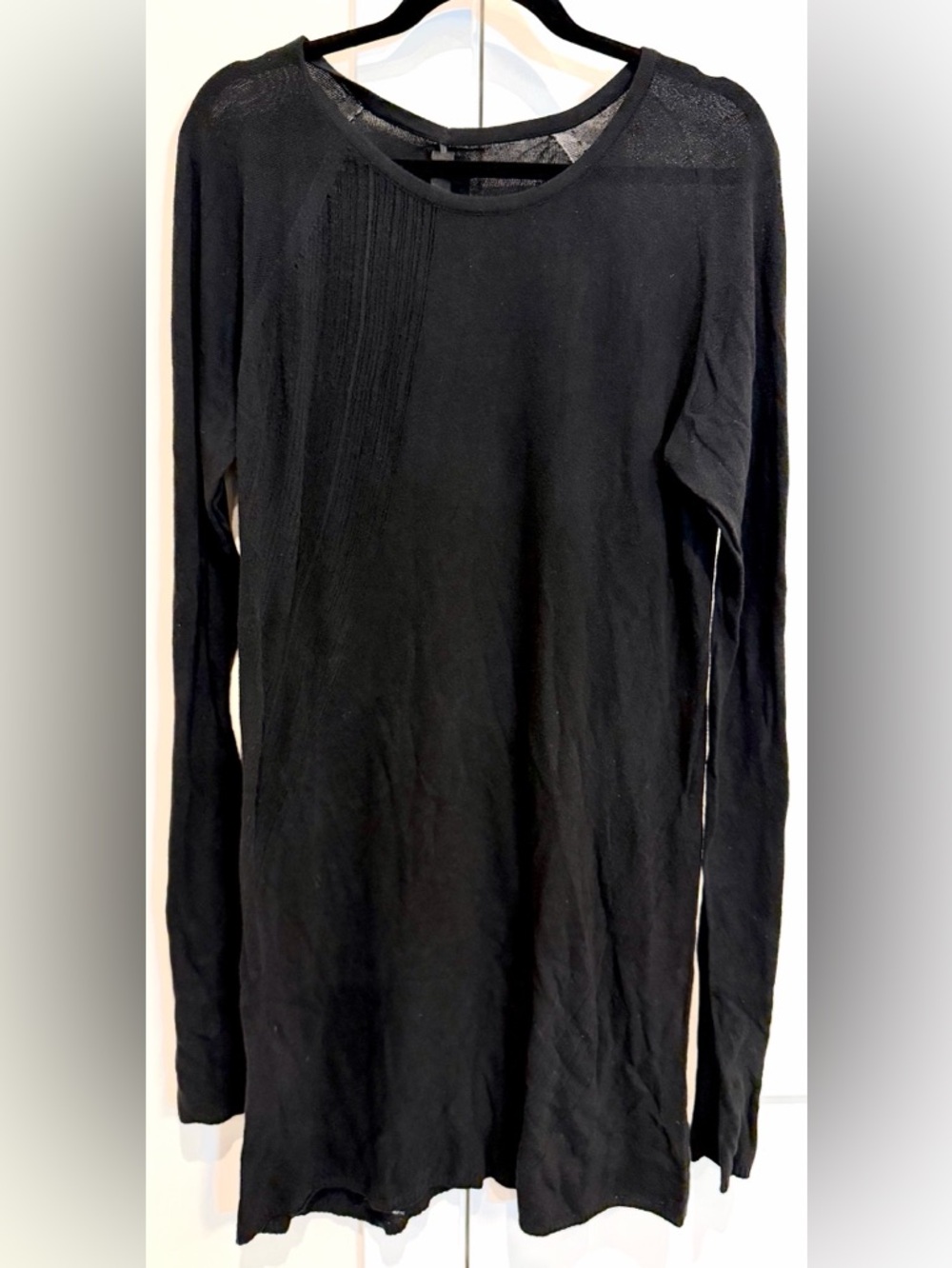 Boris‎ Bidjan Saberi Long Sleeve Long Length Distressed Shirt Streetwear Luxury